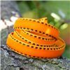 Order  Velvet Saddle Stitch Ribbon - Sunset/Black